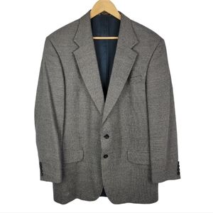 Oscar De La Renta Silk Blend Suit Coat 42L